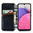 Leather Case Stands Flip Cover Holder S01D for Samsung Galaxy A33 5G