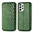 Leather Case Stands Flip Cover Holder S01D for Samsung Galaxy A33 5G Green