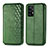 Leather Case Stands Flip Cover Holder S01D for Samsung Galaxy A52 4G Green