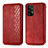 Leather Case Stands Flip Cover Holder S01D for Samsung Galaxy A52 4G Red