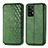 Leather Case Stands Flip Cover Holder S01D for Samsung Galaxy A72 4G Green