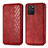 Leather Case Stands Flip Cover Holder S01D for Samsung Galaxy A91 Red