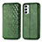 Leather Case Stands Flip Cover Holder S01D for Samsung Galaxy F23 5G Green