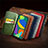 Leather Case Stands Flip Cover Holder S01D for Samsung Galaxy F52 5G