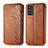 Leather Case Stands Flip Cover Holder S01D for Samsung Galaxy F52 5G