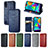 Leather Case Stands Flip Cover Holder S01D for Samsung Galaxy M01