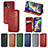 Leather Case Stands Flip Cover Holder S01D for Samsung Galaxy M21