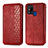 Leather Case Stands Flip Cover Holder S01D for Samsung Galaxy M21s Red