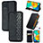 Leather Case Stands Flip Cover Holder S01D for Samsung Galaxy M32 4G