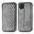 Leather Case Stands Flip Cover Holder S01D for Samsung Galaxy M32 4G Gray