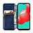 Leather Case Stands Flip Cover Holder S01D for Samsung Galaxy M32 5G