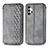 Leather Case Stands Flip Cover Holder S01D for Samsung Galaxy M32 5G Gray