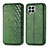 Leather Case Stands Flip Cover Holder S01D for Samsung Galaxy M33 5G Green