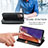 Leather Case Stands Flip Cover Holder S01D for Samsung Galaxy Note 20 5G