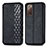 Leather Case Stands Flip Cover Holder S01D for Samsung Galaxy S20 FE 4G Black