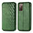 Leather Case Stands Flip Cover Holder S01D for Samsung Galaxy S20 FE 5G Green