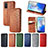 Leather Case Stands Flip Cover Holder S01D for Samsung Galaxy S20 Plus