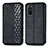 Leather Case Stands Flip Cover Holder S01D for Samsung Galaxy S20 Plus 5G Black