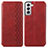 Leather Case Stands Flip Cover Holder S01D for Samsung Galaxy S21 FE 5G