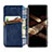 Leather Case Stands Flip Cover Holder S01D for Samsung Galaxy S24 Ultra 5G