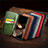 Leather Case Stands Flip Cover Holder S01D for Samsung Galaxy S24 Ultra 5G