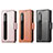 Leather Case Stands Flip Cover Holder S01D for Samsung Galaxy Z Fold3 5G