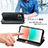 Leather Case Stands Flip Cover Holder S01D for Sharp Aquos R8