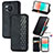 Leather Case Stands Flip Cover Holder S01D for Sharp Aquos R8