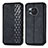 Leather Case Stands Flip Cover Holder S01D for Sharp Aquos R8 Black