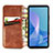 Leather Case Stands Flip Cover Holder S01D for Sony Xperia 10 III