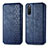 Leather Case Stands Flip Cover Holder S01D for Sony Xperia 10 III Blue