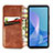 Leather Case Stands Flip Cover Holder S01D for Sony Xperia 10 III Lite