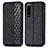 Leather Case Stands Flip Cover Holder S01D for Sony Xperia 5 IV Black