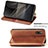 Leather Case Stands Flip Cover Holder S01D for Sony Xperia Ace II SO-41B