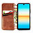 Leather Case Stands Flip Cover Holder S01D for Sony Xperia Ace III