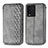 Leather Case Stands Flip Cover Holder S01D for Vivo iQOO 9T 5G Gray