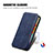 Leather Case Stands Flip Cover Holder S01D for Vivo iQOO Z6 5G