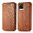 Leather Case Stands Flip Cover Holder S01D for Vivo V20 (2021)