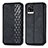 Leather Case Stands Flip Cover Holder S01D for Vivo V20 (2021) Black