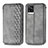 Leather Case Stands Flip Cover Holder S01D for Vivo V20 (2021) Gray