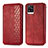 Leather Case Stands Flip Cover Holder S01D for Vivo V20 (2021) Red