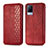 Leather Case Stands Flip Cover Holder S01D for Vivo V21 5G Red