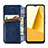 Leather Case Stands Flip Cover Holder S01D for Vivo Y02S