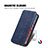 Leather Case Stands Flip Cover Holder S01D for Vivo Y21a