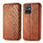 Leather Case Stands Flip Cover Holder S01D for Vivo Y30 5G