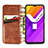 Leather Case Stands Flip Cover Holder S01D for Vivo Y32t