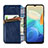 Leather Case Stands Flip Cover Holder S01D for Vivo Y75 5G