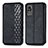 Leather Case Stands Flip Cover Holder S01D for Xiaomi Civi 1S 5G Black