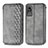 Leather Case Stands Flip Cover Holder S01D for Xiaomi Civi 1S 5G Gray