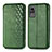 Leather Case Stands Flip Cover Holder S01D for Xiaomi Civi 1S 5G Green